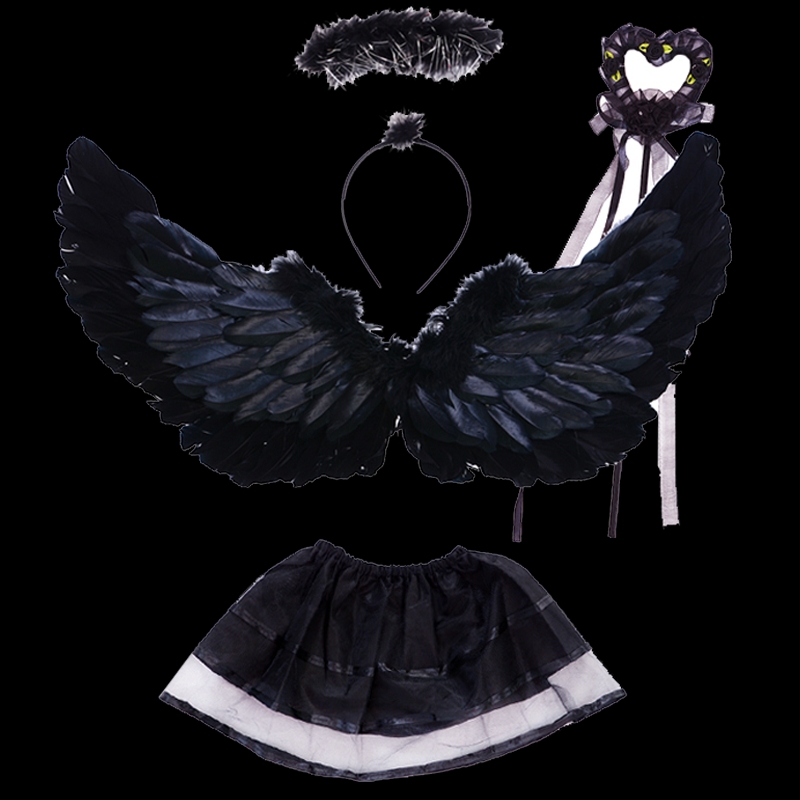 天使翅膀儿童成人舞台表演道具装扮走秀天使羽毛翅膀装扮表演道具52