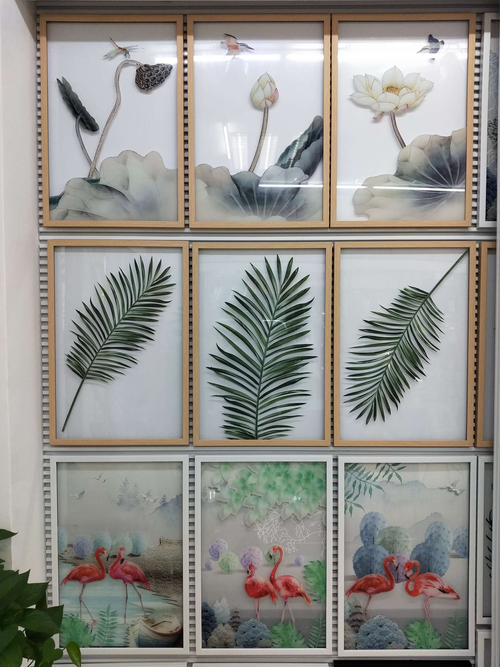 挂墙相框十字绣画框50*75cm X60 90 70 80 40 30厘米1000片拼图框详情图2