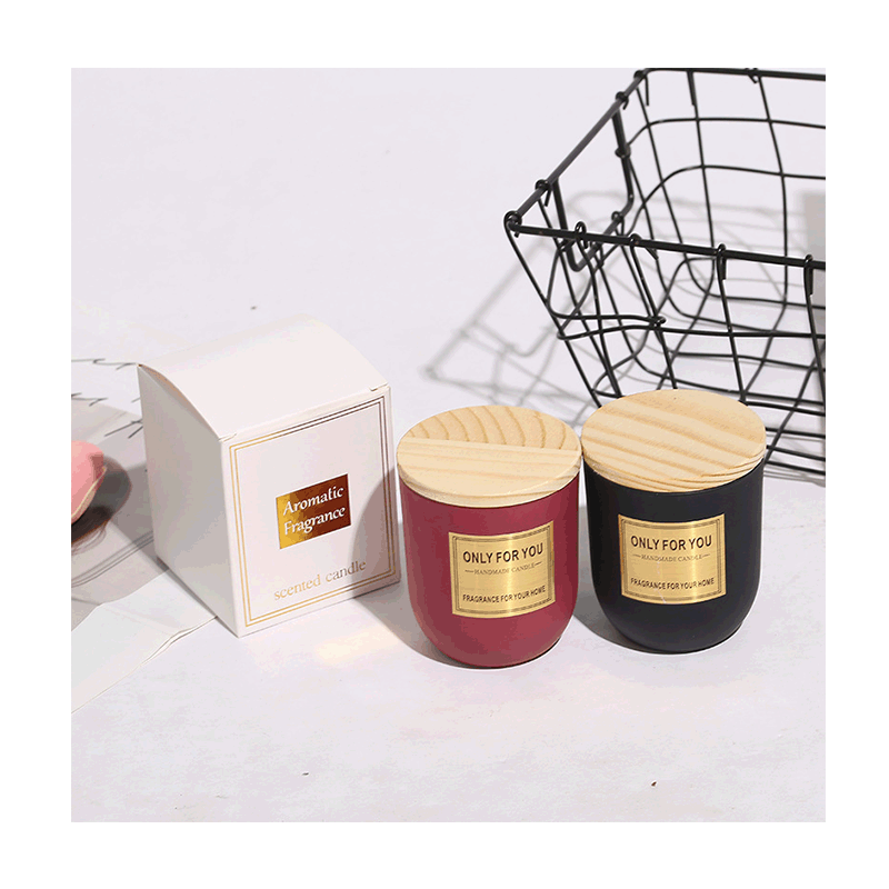 Nordic Style Home Aromatherapy Candle Creative Smoke-Free With Birthday Gift Glass Aromatherapy Essential Oil Application Scenario