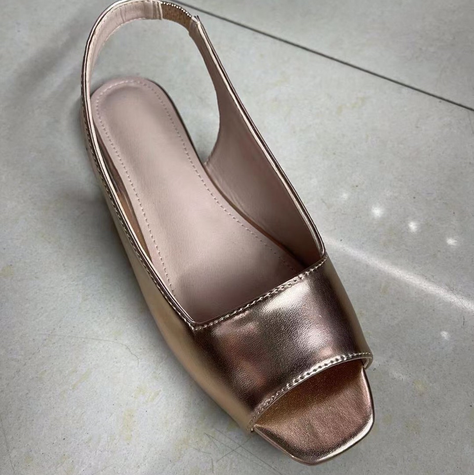 Casual fish-mouth shoes