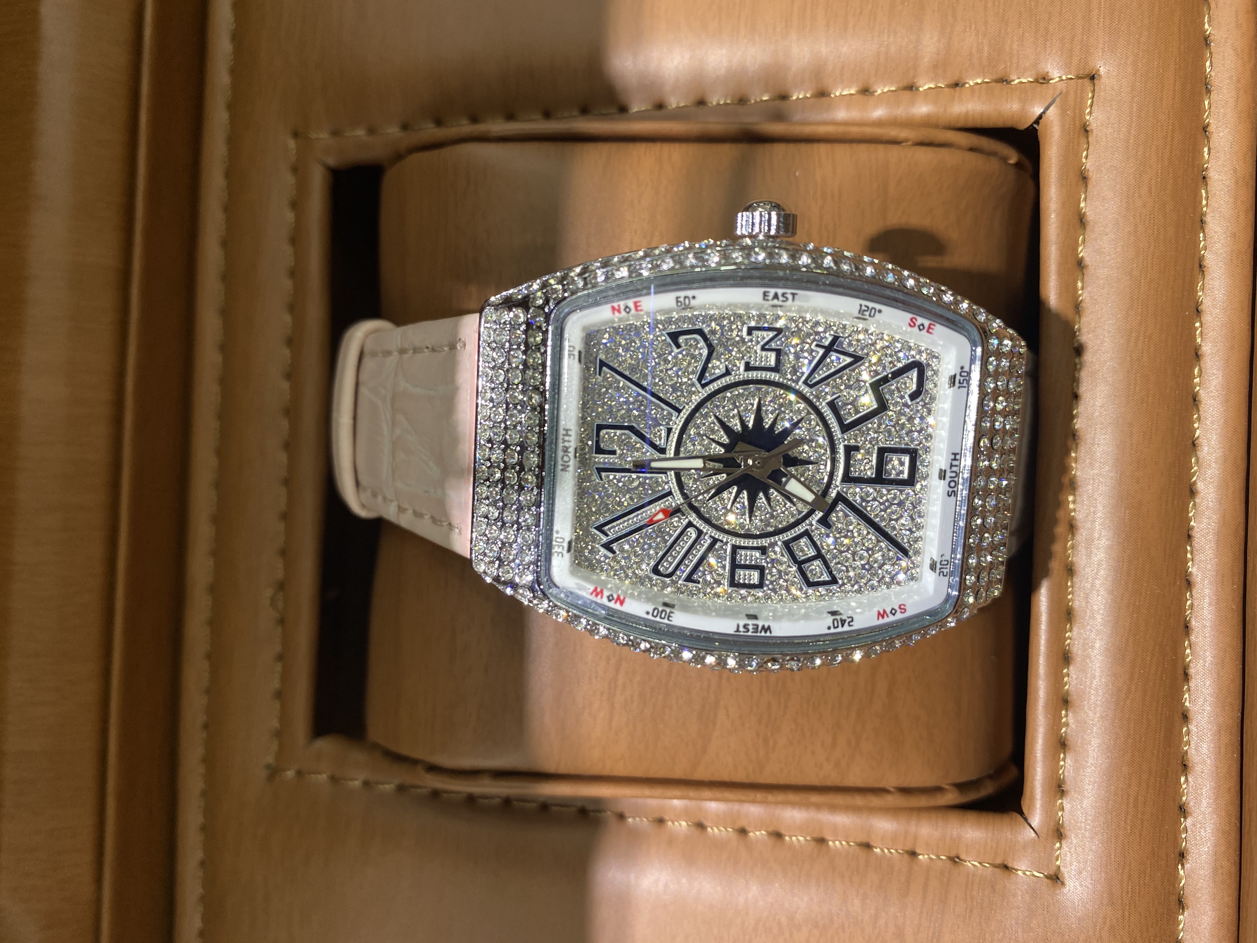 Full diamond fashion watch details Picture