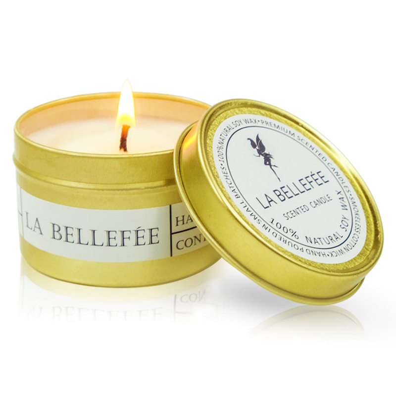 Home Ins Gold Pot Aromatherapy Candle Soy Wax Wedding Ceremony With Decorative Romantic Candle details Picture