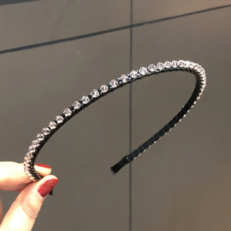 FLY1749 2022 New Style Fine edge Baroque rhindiamond headband, retro style fine headband for washing face, Korean style headwear and hair accessory wholesale