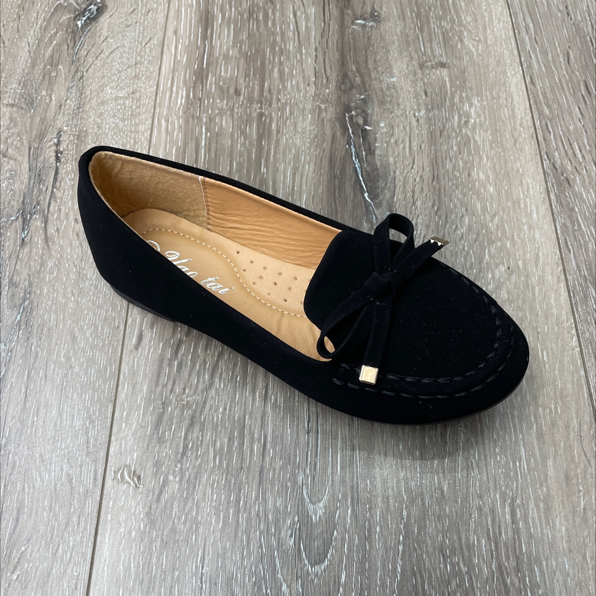 2023 Spring And Autumn New Women's Soft Sole Handmade Four Season Shoes Round Head Women's Flat Shoes Single Shoes Mark Line Casual Shoes details Picture