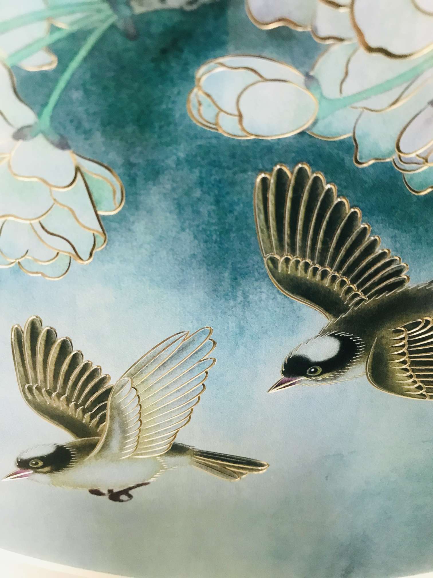 高端中国风铜雕画 三月樱花随风舞详情5