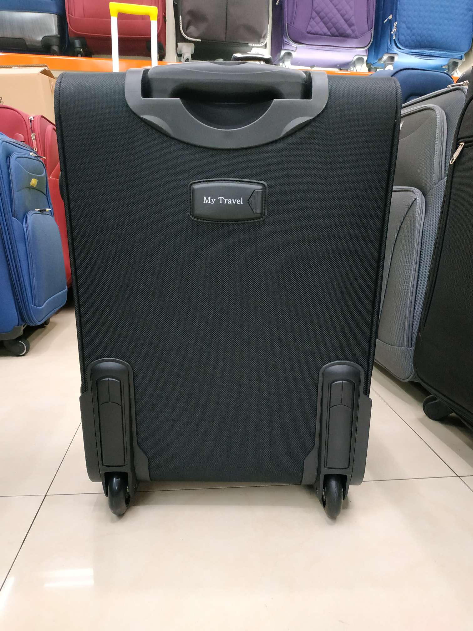 A03 Trolley Box Luggage Combination Box Two Rounds Of Three-Piece Cloth Box Specification drawing