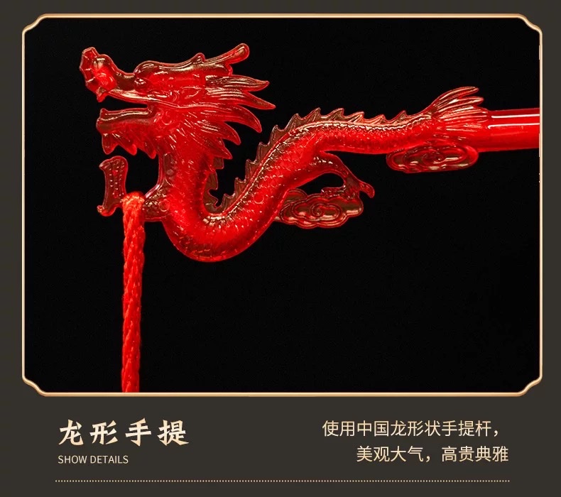 6-inch antique-style Bai Fu children's portable lantern detail image 3