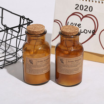 Coffee colored glass aromatherapy soy wax fragrance home