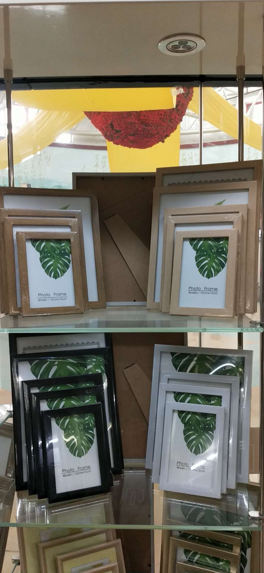 客厅照片墙装饰免打孔创意房间背景墙面布置北欧ins相框挂墙组合白色详情图1