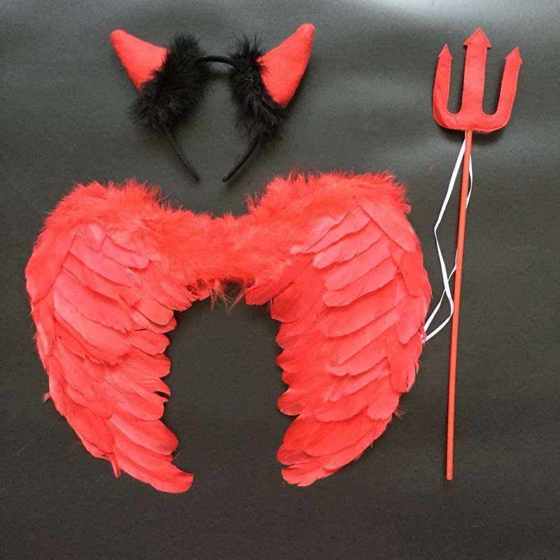 天使翅膀儿童成人舞台表演道具装扮走秀天使羽毛翅膀装扮表演道具52产品图