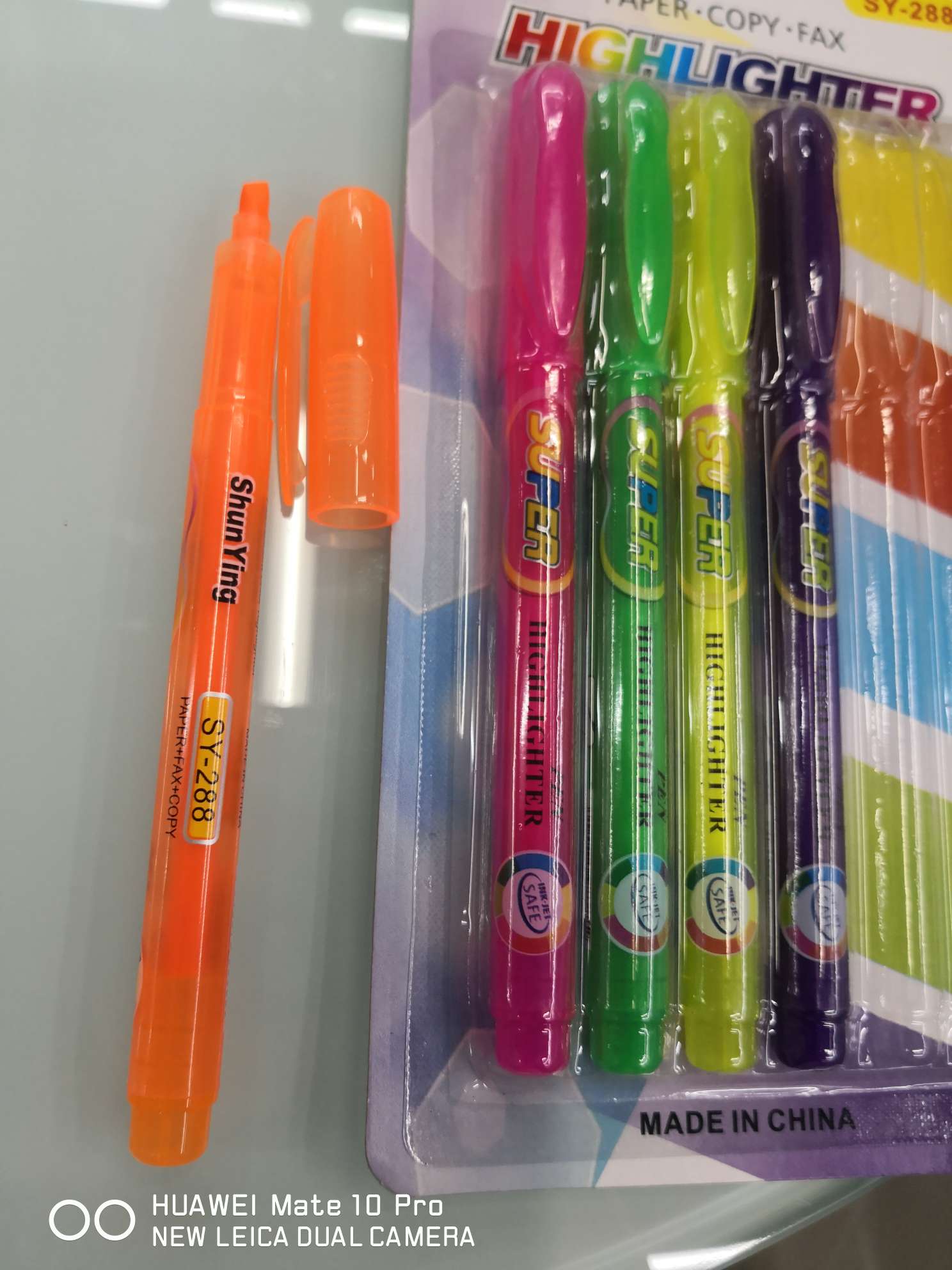 Yiwu Boyang Pen and Ink Products Store SY - 288-6 color transparent pen barrel suction card packaging Application Scenario