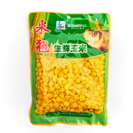 西部风米翘生鲜玉米500克嫩玉米粒翘嘴鲤鱼草鱼钓饵窝料大物野钓