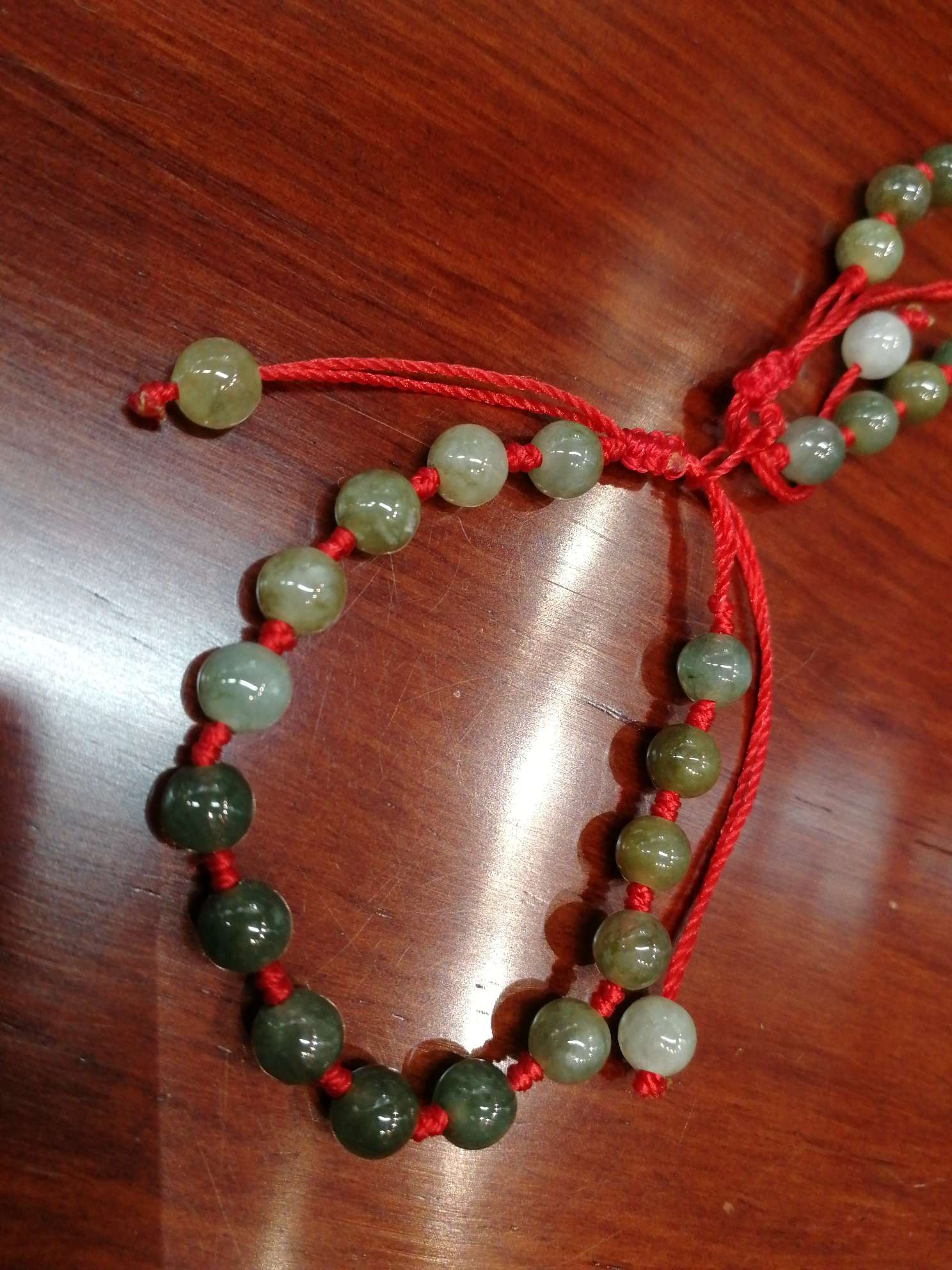 天然翡翠缅甸玉珠宝玉石儿童手链详情图4