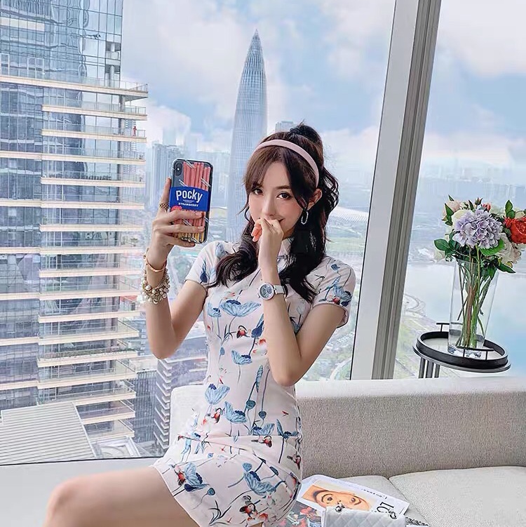 女装322021年夏季新款日常可穿民国风少女年轻款连衣裙中长款清新百搭休闲