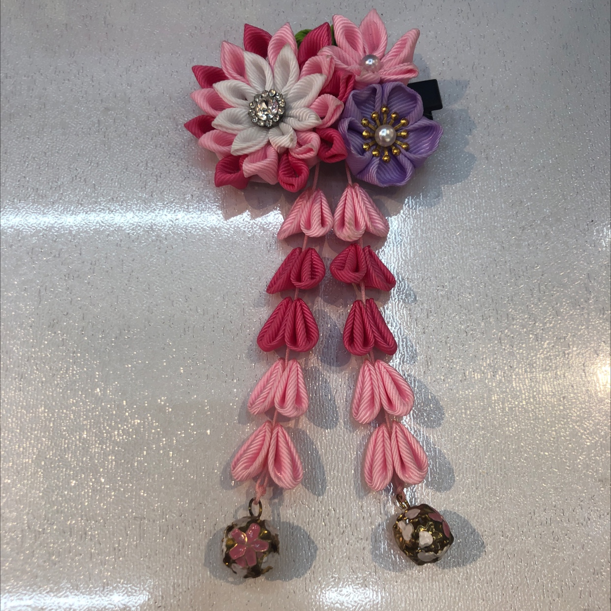 Three Flower Flower Ancient Style Headdress And Style Accessories Han Dress Cheongsam Accessories Children's Hair Accessories