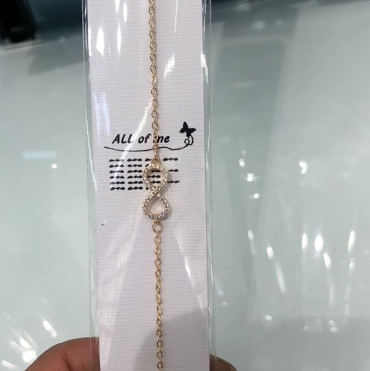 2021新款六芒星微镶锆石轻奢高级感网红ins手链小众设计贝壳手链62