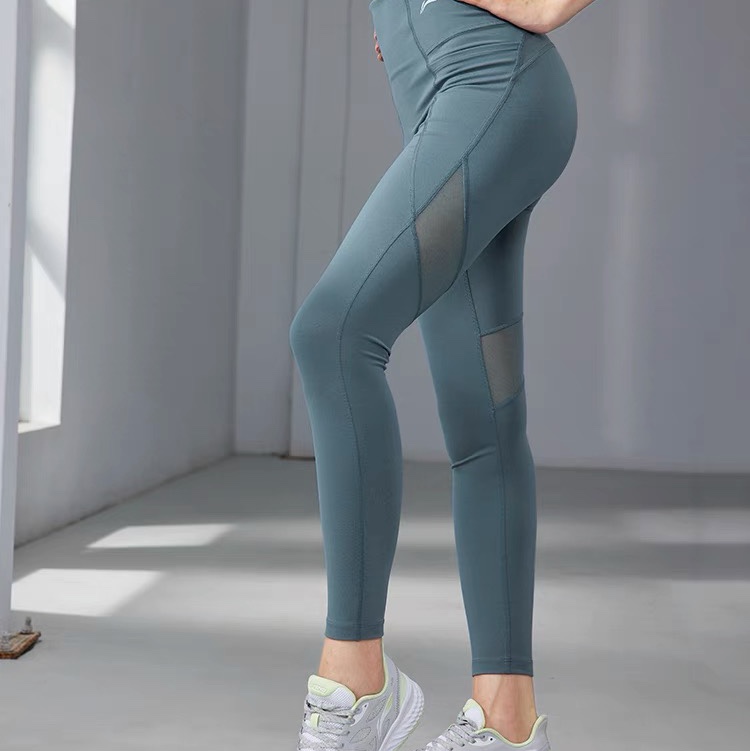 健身裤女2021新款弹力瑜伽裤腰精裤提臀收腹紧身运动长裤女士