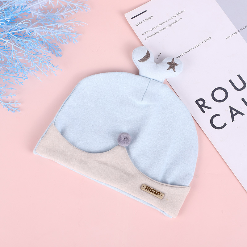 Baby pure cotton single-layer cap detail image 1