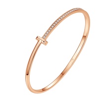 Bracelet girl summer Instagram niche design senior sense birthday gift to friends online celebrity T line with diamond bracelet 2