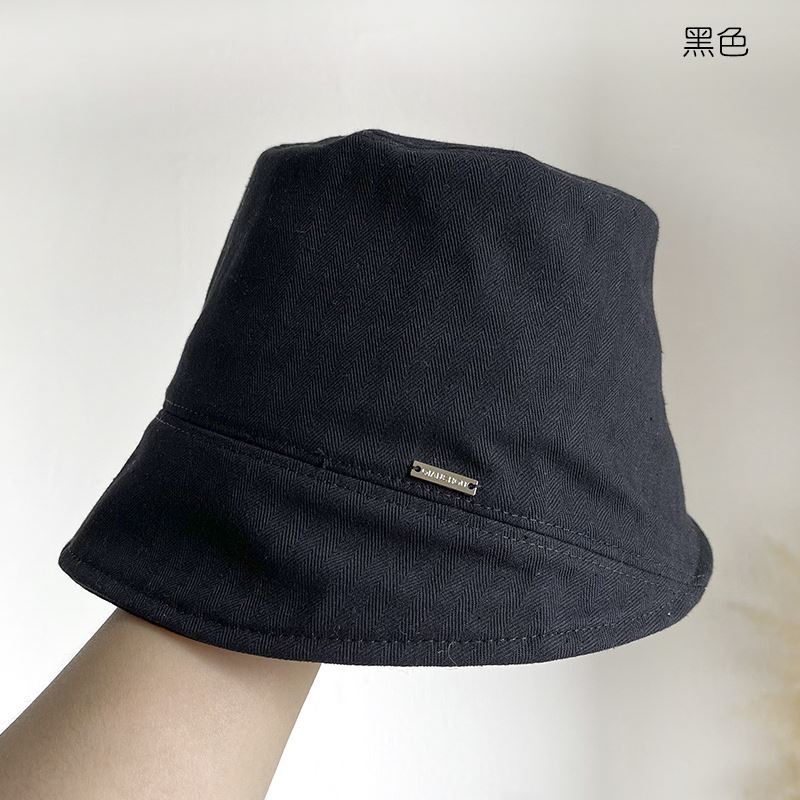 2021春夏新款水洗棉轻薄不规则渔夫帽女百搭休闲盆帽遮阳帽出游潮