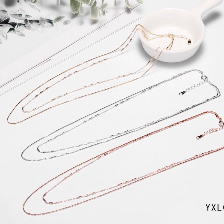 Bare chain necklace