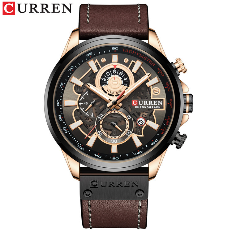 CURREN/ Karen 8380 men's sports Watch, a best-selling sports watch in foreign trade, is in stock Specification image