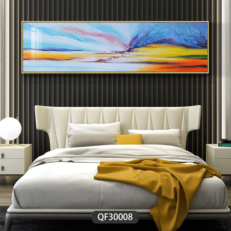 Leather headboard painting three