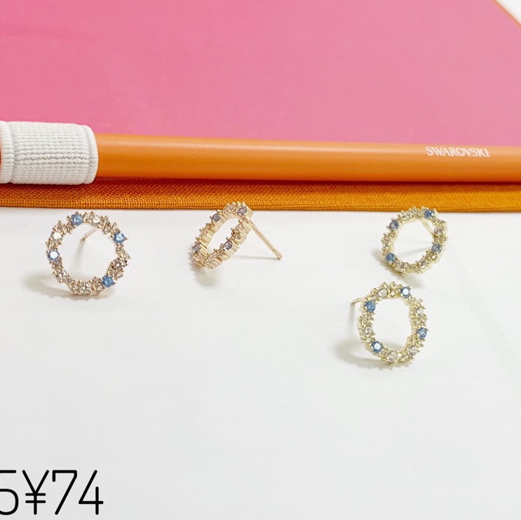 Fashionable round Marine zirconium