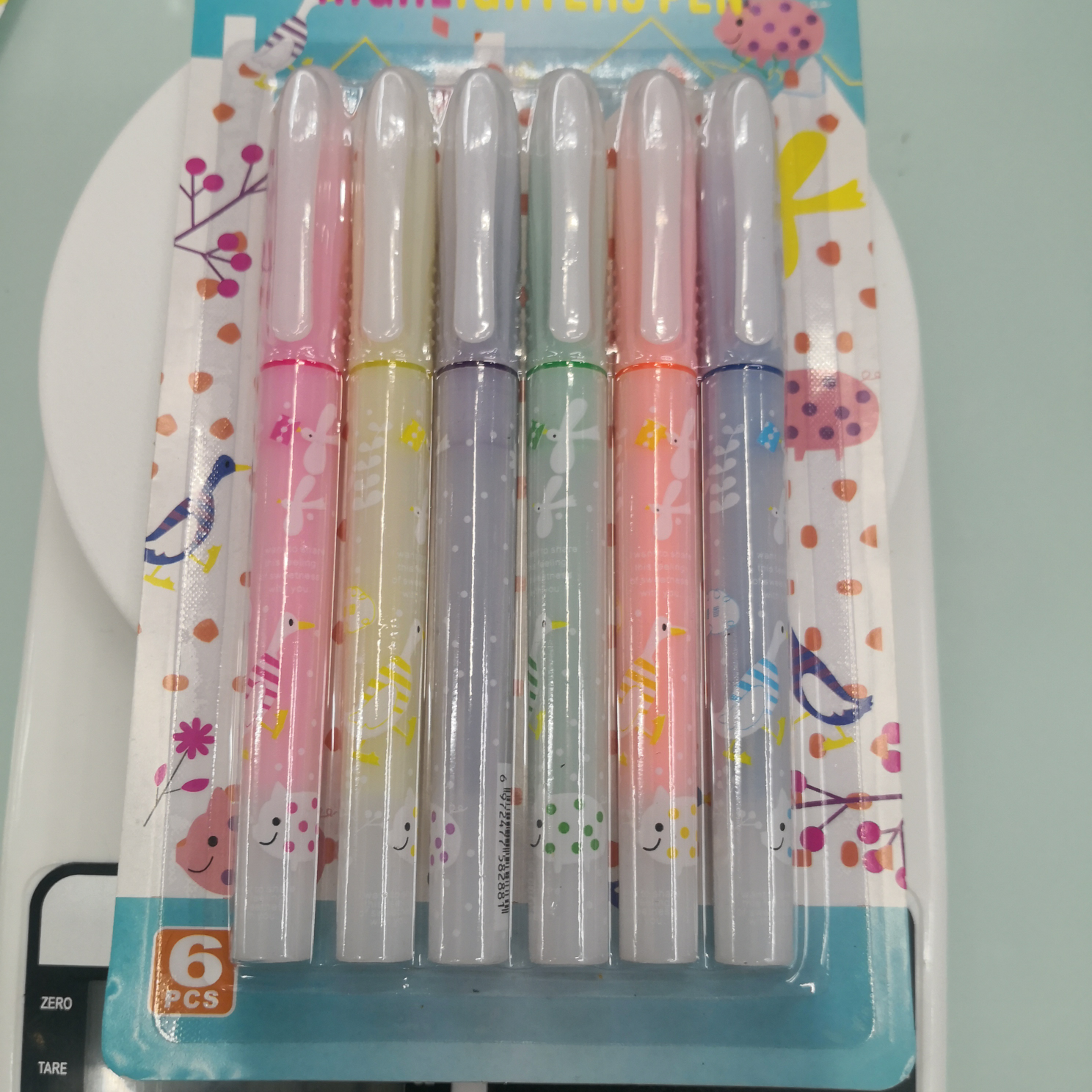义乌市博洋笔墨用品商行SY—328—6色吸卡荧光笔