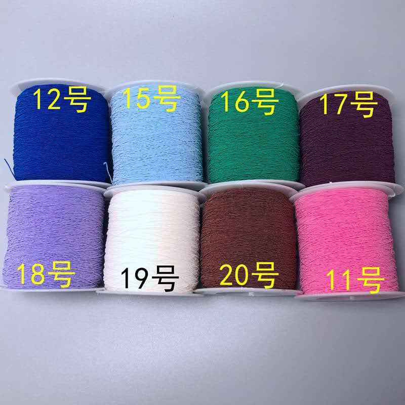 Ultra fine sewing machine elastic bottom cuff waist fold elastic line 0.3mm ultra fine elastic band 4
