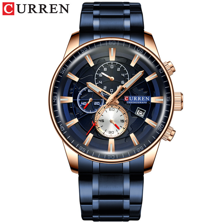 CURREN 8362 steel band calendar, a popular men's wristwatch in Europe and America, is a business waterproof quartz watch Application Scenario