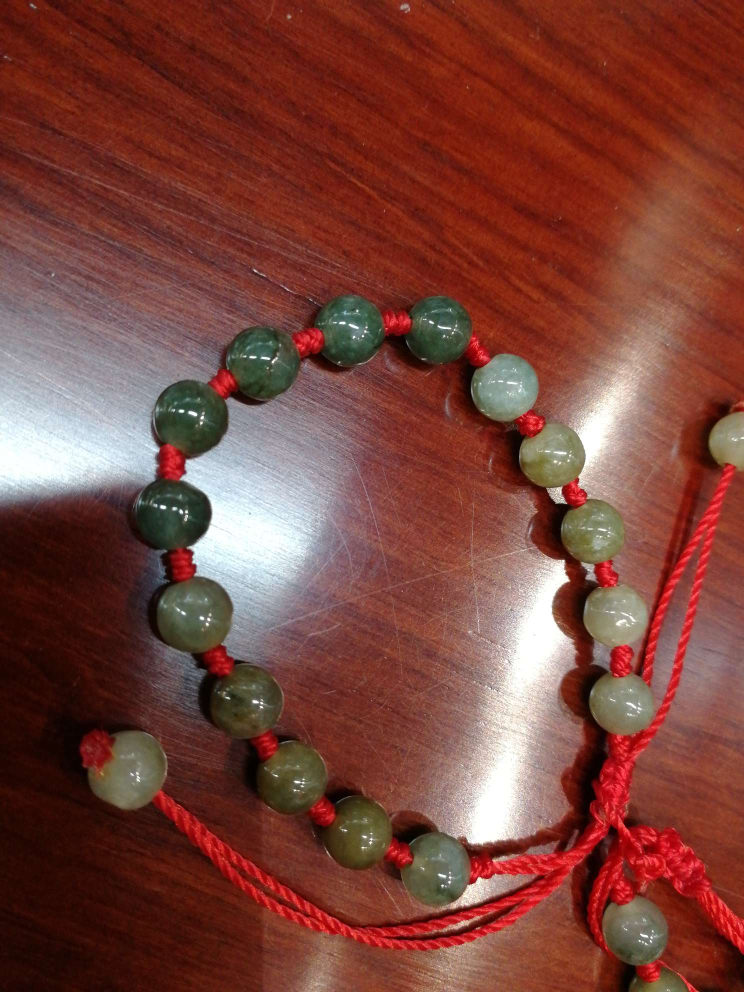 天然翡翠缅甸玉珠宝玉石儿童手链详情图5