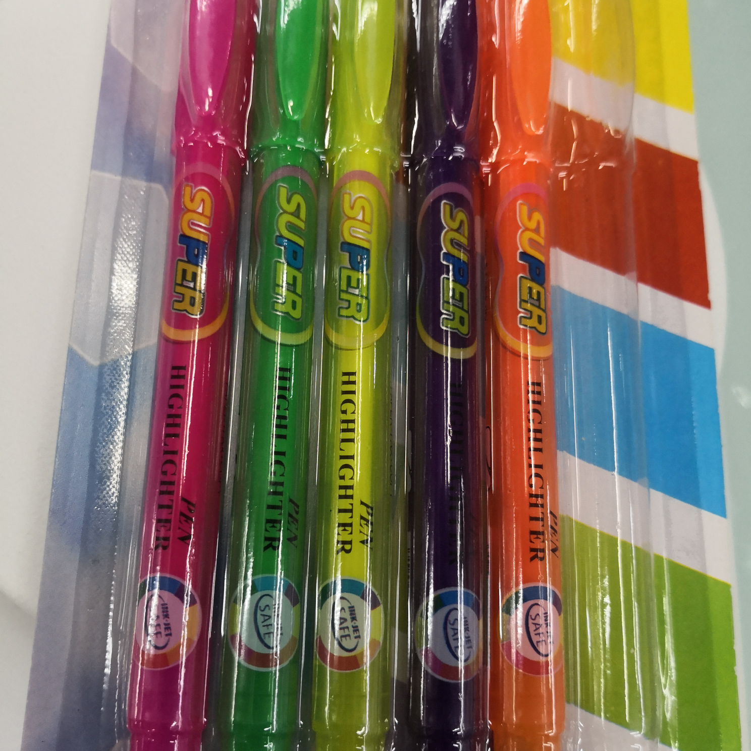 Yiwu Boyang Pen and Ink Products Store SY - 288-6 color transparent pen barrel suction card packaging