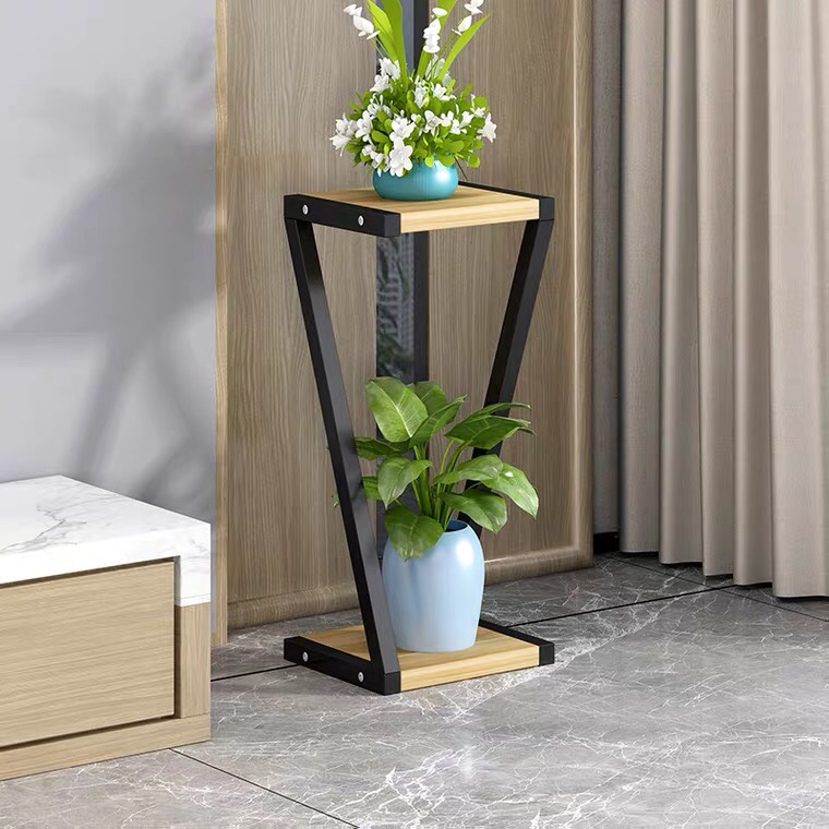 Steel Wood Flower Frame Living Room Balcony Flower Frame