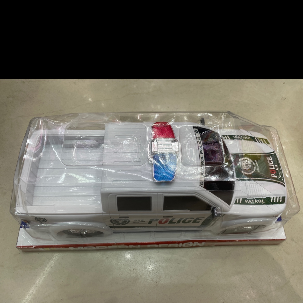 900-6惯性玩具警车PVC罩吸塑包装金鼎玩具