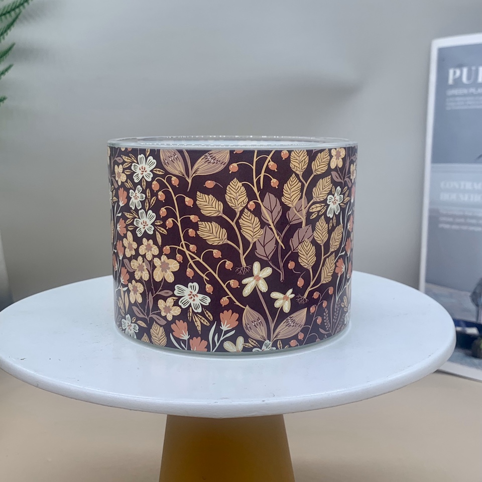 New simple glass storage tank home decor