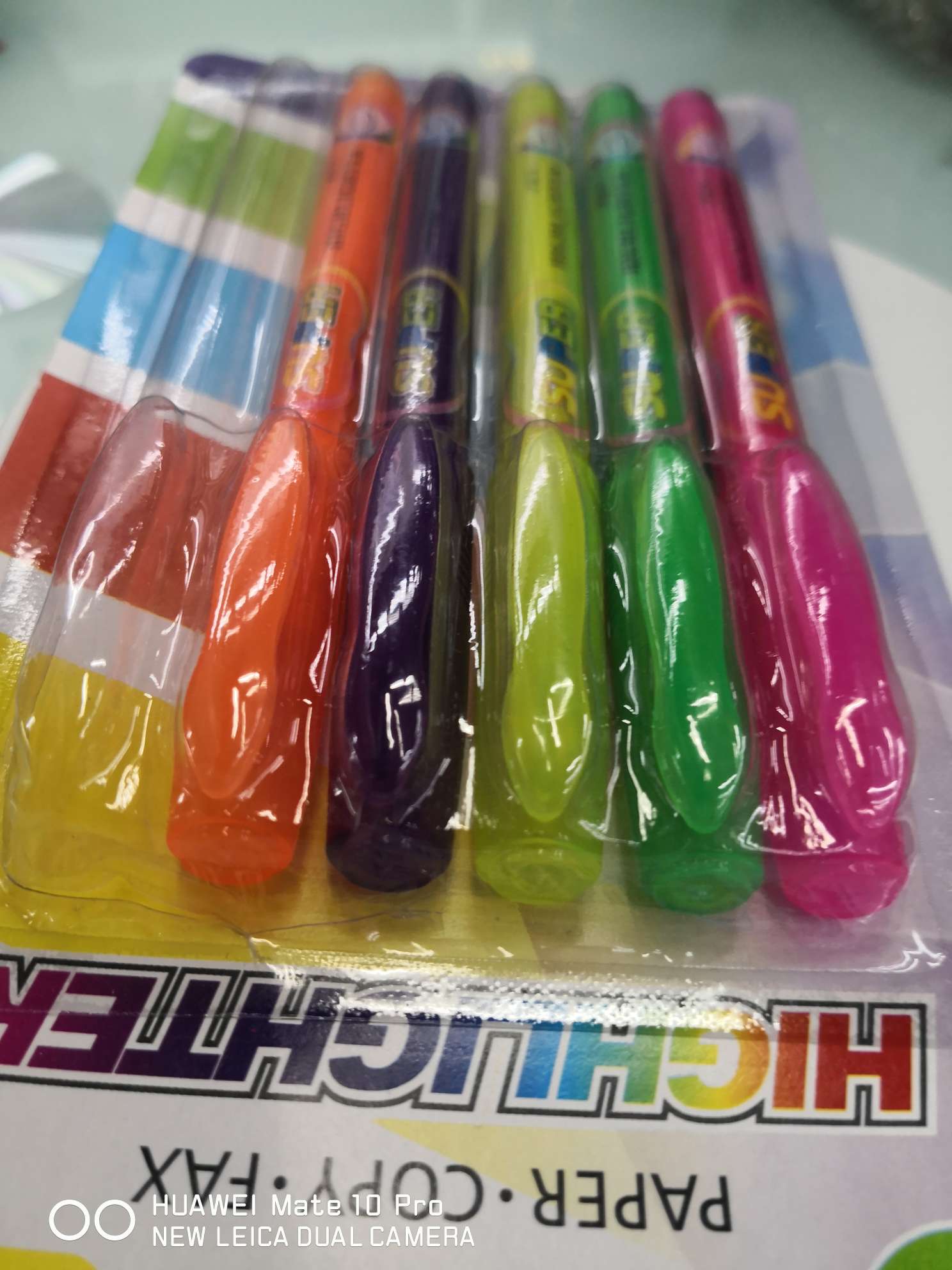 Yiwu Boyang Pen and Ink Products Store SY - 288-6 color transparent pen barrel suction card packaging Specification image