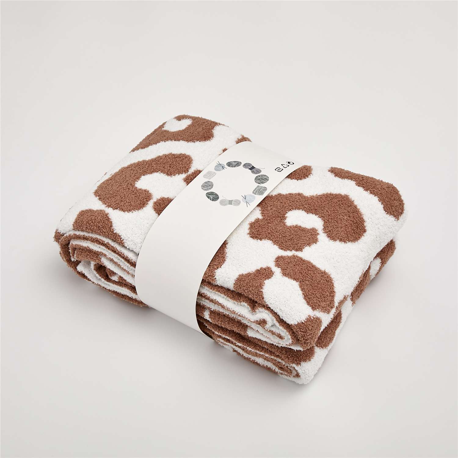 Nap blanket, half fleece soft and fluffy, leopard print blanket, wool blanket, sofa cover blanket, soft furnishing matching carpet, 130*160cm detail image 5