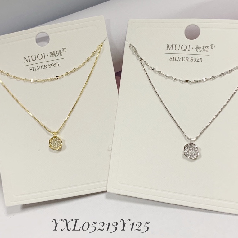 Double chain necklace