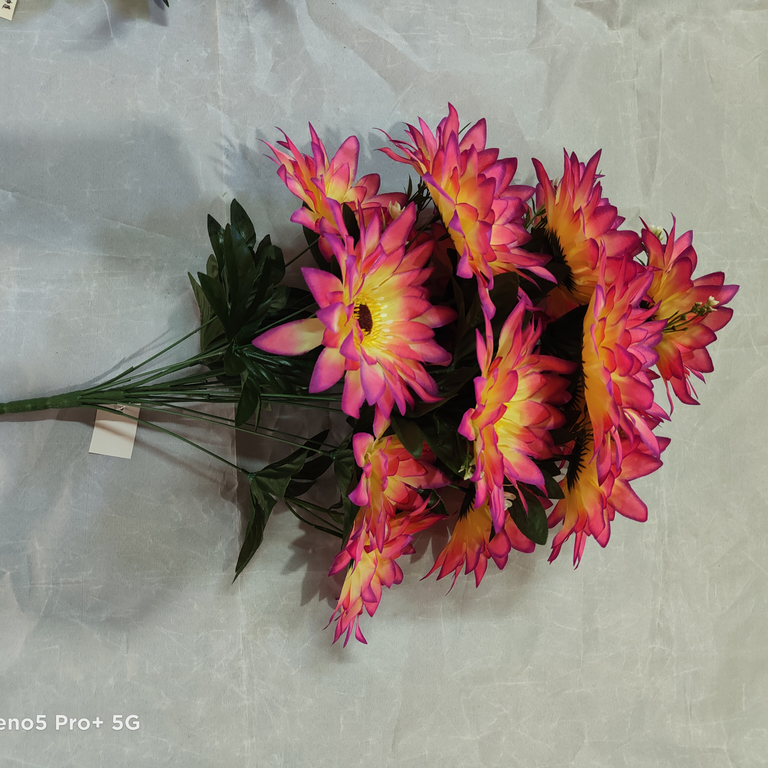 18 heads of flowers