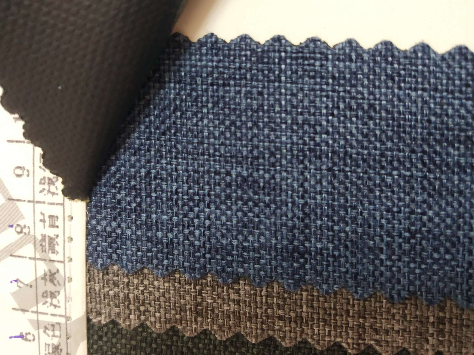 TY-- 031 600D" Matte Cloth A version pvc Glossy Texture 8# Navy Blue Item Picture