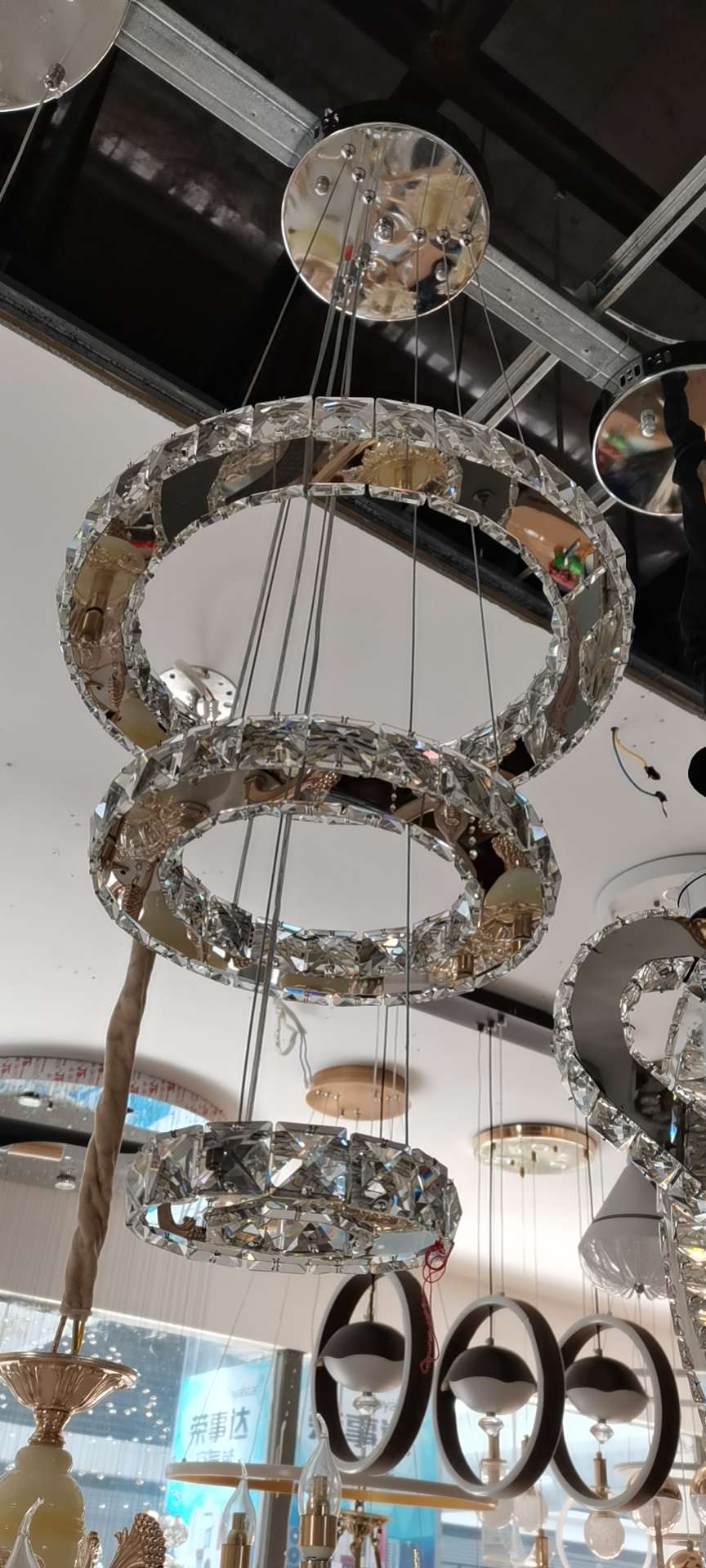 الثريا البلورية المصنوعة من طراز كريستال ذات طراز LED في غرفة نوم في مطعم LED المنزلي، رقم 107 Item Picture