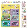 Girls' toys: 30 pieces, cartoon diary stickers, transparent pet stickers, creative cartoon stickers, and school merchandise are selling well Application Scenario