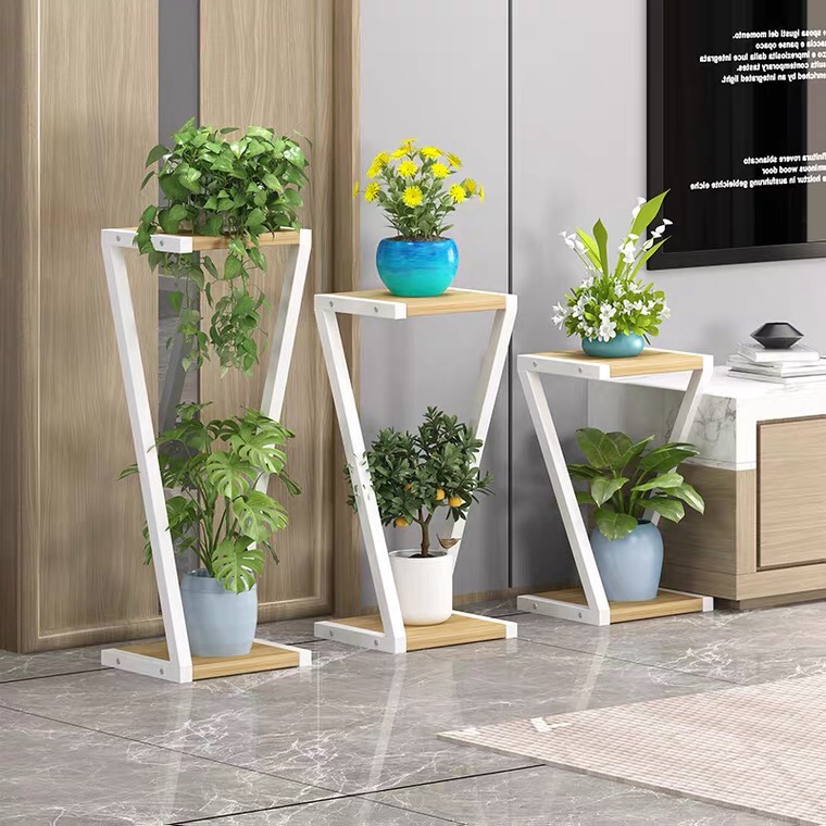 Steel Wood Flower Frame Disassembly Flower Frame Living Room Balcony Bedroom