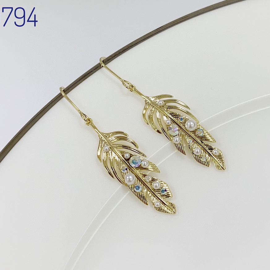 Feather earrings