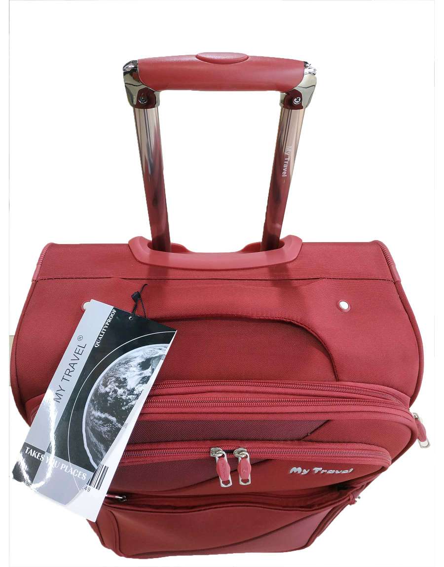 B-366 Three-Piece Trolley Box Combination Box Zipper Suitcase Fabric details Picture