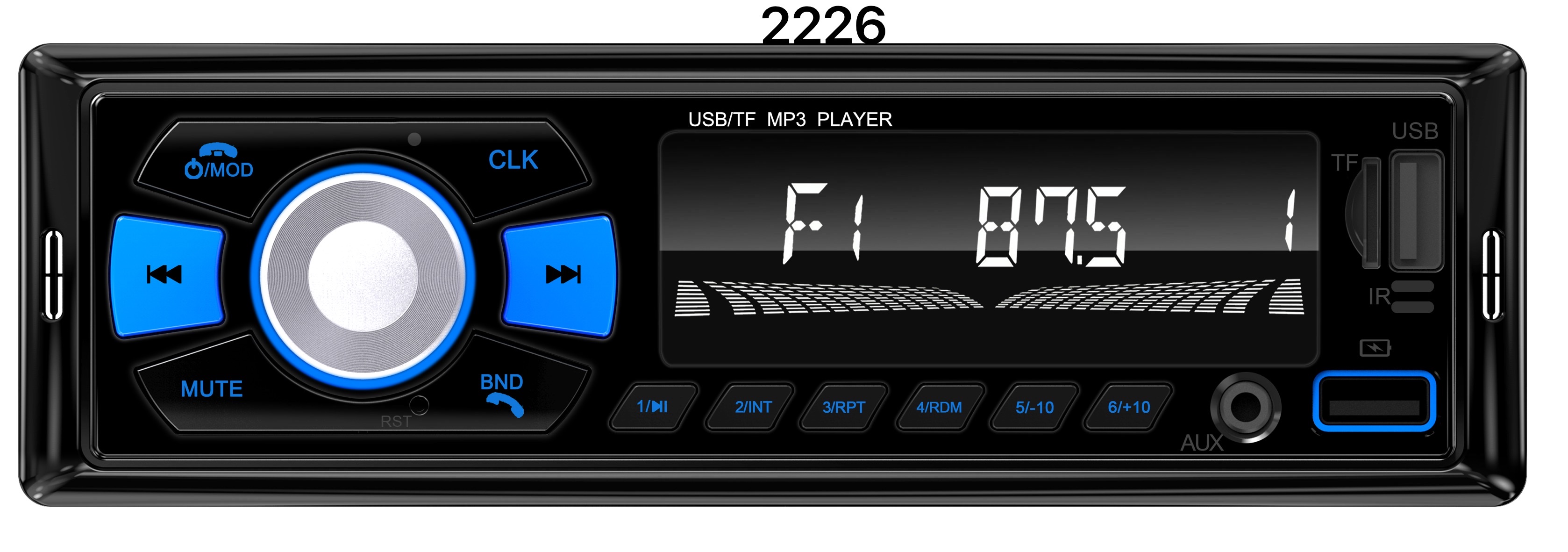General Motors detachable MP3 Bluetooth player Card Radio 2226 details Picture
