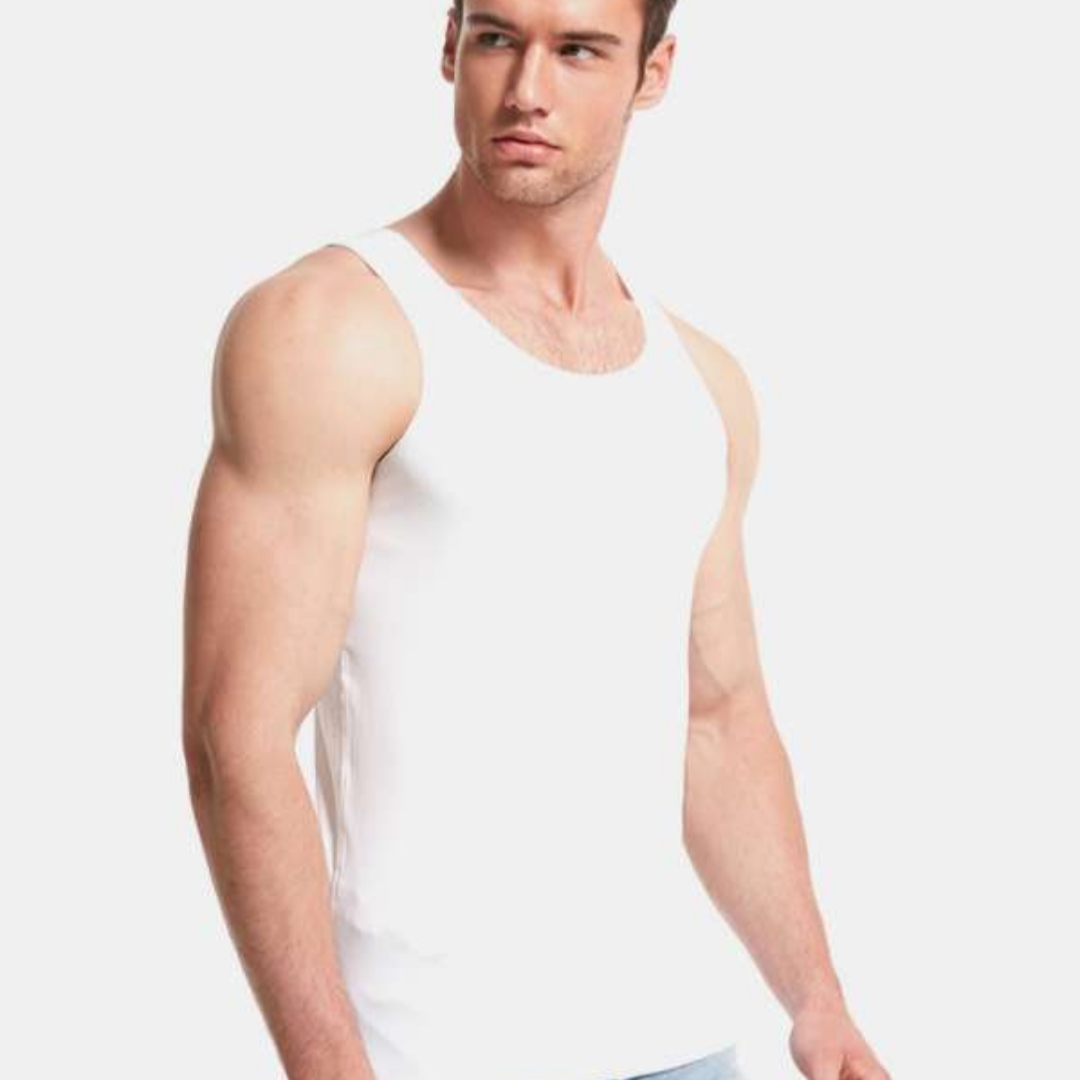 Men's Lycra Vest Comfortable Summer Vest Men's Slim Stretch Base Men's Halter Plus Size Breathable Undershirt Men's Underwear