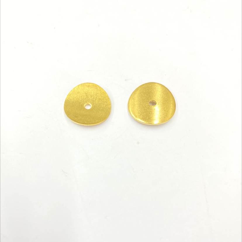 XW06062实心圆片弧面中孔图