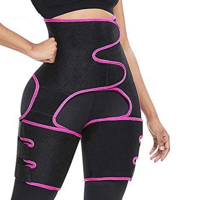 高腰三合一塑身腰带运动健身收腹带束身健美塑身衣详情图5